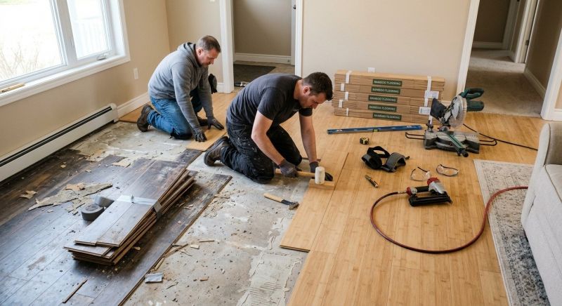 Bamboo Flooring Installation in Prince Georges County, MD