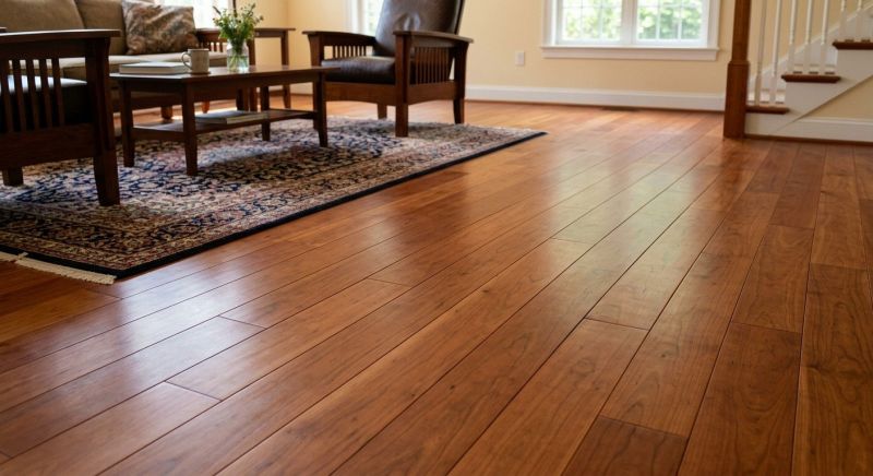 Cherry Floor Installation in Reston, VA