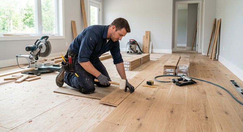 Hardwood Floor Installation in Bowie, MD