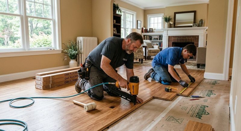 Hardwood Floor Installation in Rockville, MD