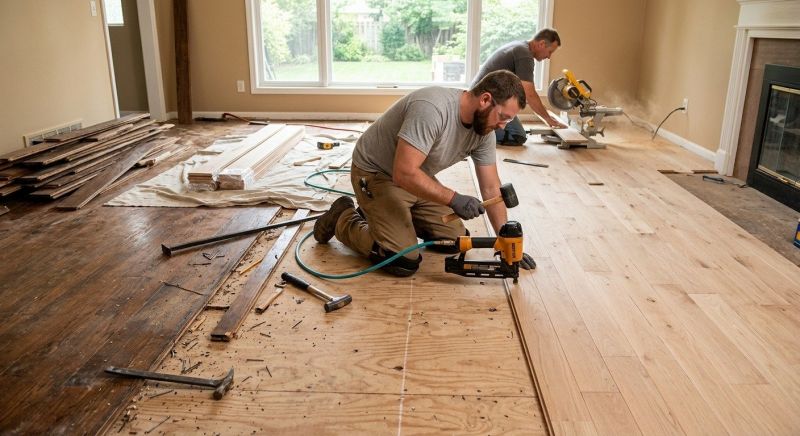 Hardwood Floor Installation in Takoma Park, MD