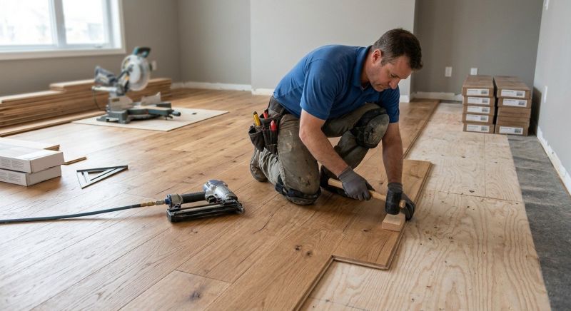 Hardwood Floor Installation in Triangle, VA