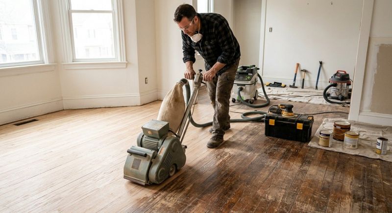 Hardwood Floor Renovation in Prince Georges County, MD