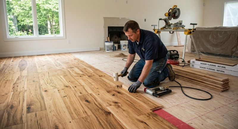 Hickory Floor Installation in Prince Georges County, MD