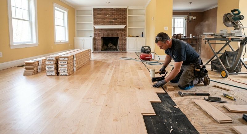 Maple Flooring Installation in Cabin John, MD