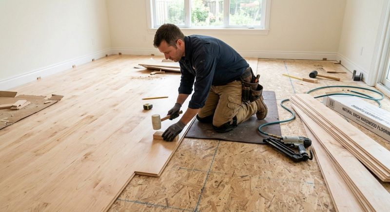 Maple Flooring Installation in Huntingtown, MD