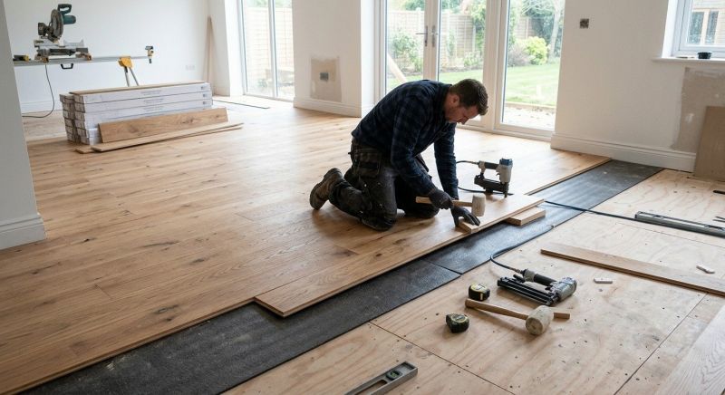 Oak Floor Installation in Burtonsville, MD