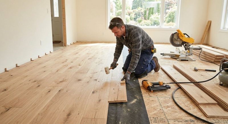 Oak Floor Installation in Charles County, MD
