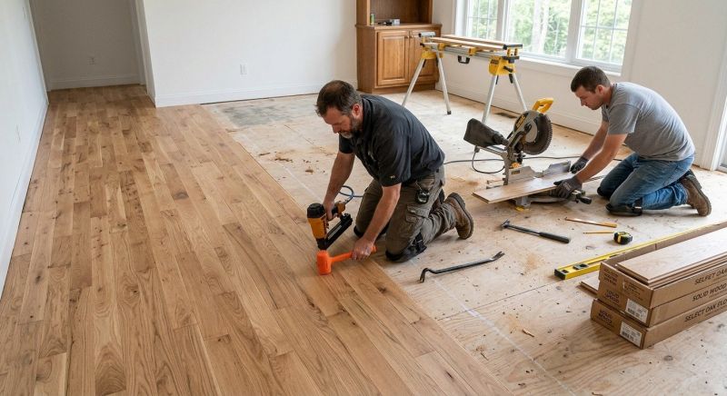 Oak Floor Installation in Chevy Chase, MD