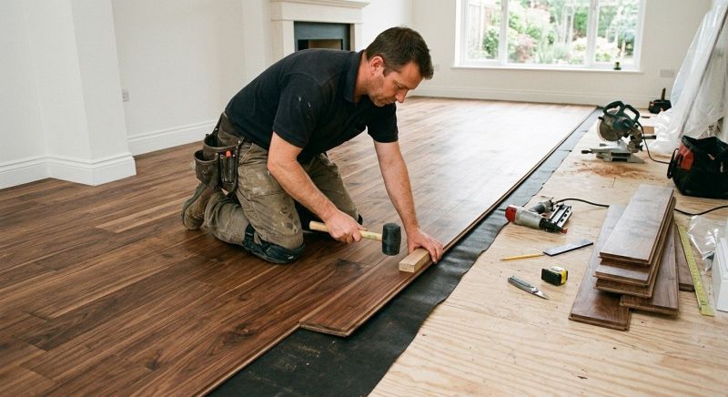 Walnut Flooring Installation in Prince Georges County, MD