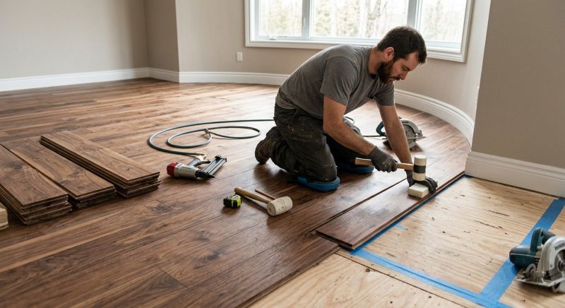 Walnut Flooring Installation in Prince Georges County, MD