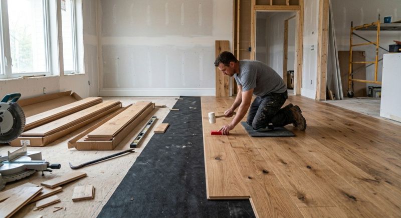 Wide Plank Floor Installation in Prince Georges County, MD